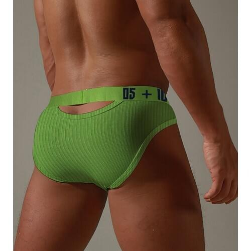 New Arrivals Men Underwear Sexy Men Briefs Cotton Male Panties Cueca Tanga Hombre U Pouch Fashion Underpants Breathable Hollow