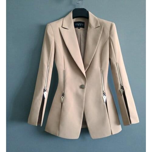 Women Long-sleeved Suit Jackets 2021 Spring Autumn Blazer New Short Suits Jacket fashion Plus Size one button Blazers b433