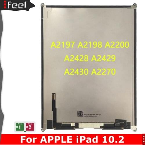 Original LCD For iPad 7/8 10.2 2019 7th Gen A2197 A2198 8th 2020 A2270 LCD Display Touch Screen Glass Panel Replacment internal
