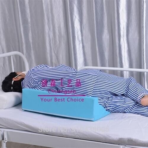 Health care post surgery elevating leg rest pillow with memory foam best for back, hip and knee pain relief,elderly care