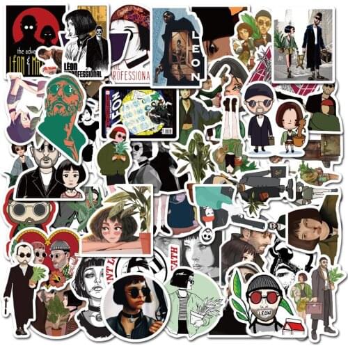 10/30/50Pcs/lot Movie Leon The Professional Stickers Waterproof PVC Laptop Luggage Guitar Skateboard Cool Sticker Kids Toys