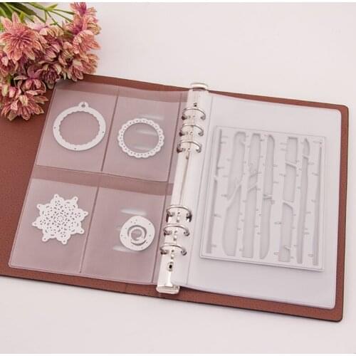 DIY Scrapbooking Cutting Dies Stencil Storage Book Collection Album Cover Holder