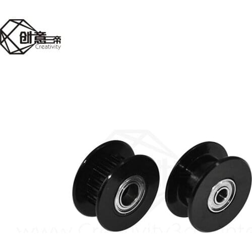 GT2 Idler Timing Pulley 20 Tooth Wheel Bore 3/5mm Aluminium Gear Teeth Width 6mm 3D Printers Parts For Reprap Part