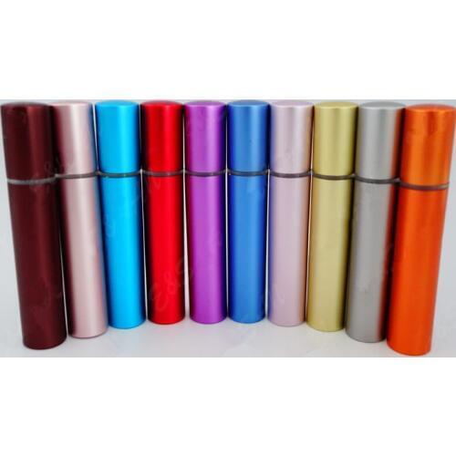 3ml Glass Roll-on Perfume Bottle with Stainless Steel Ball, 3cc Cosmetic Containers With Aluminum Lids