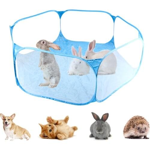 Pet Arena Place Goods for Pets Game Playground Fence Pet Playpen Small Animal Cage for Hamster Chinchillas And Guinea- Pigs