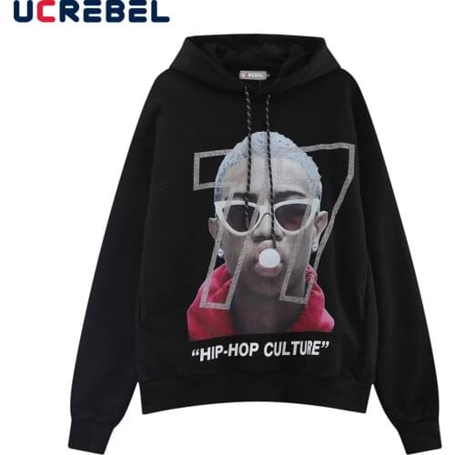 UCREBEL Men's Sweatshirts With Slogans