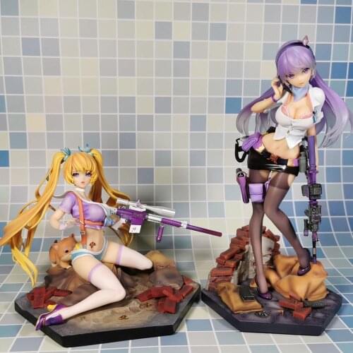 Japanese Anime After-School Arena-All-Rounder ELF Bullseye Orcus Sexy girls PVC Action Figure toys adult Collection Doll Gifts