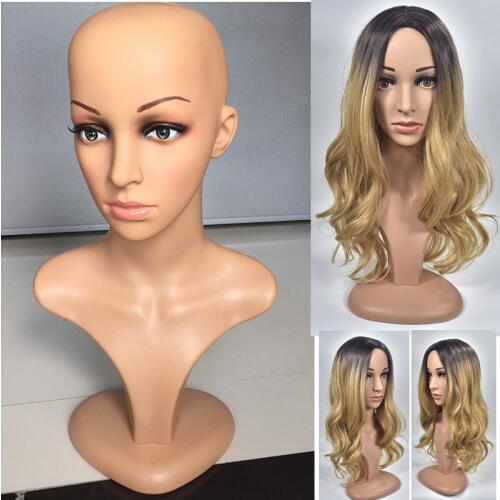 Female Mannequin Head Model Stand Training Head Manikin Wig Glasses Hat Display Hold