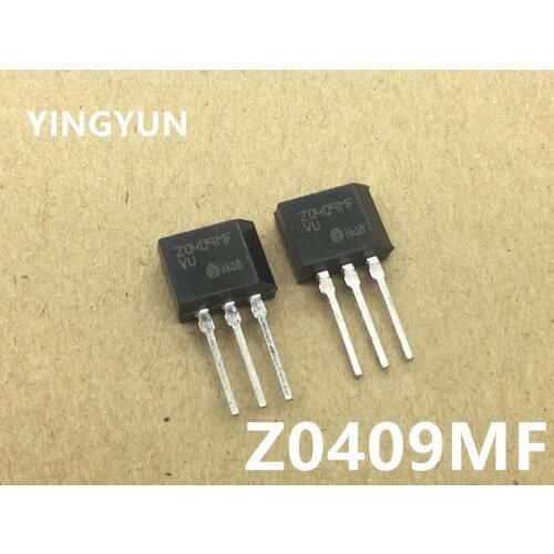 10pcs/lot ZO409MF Z0409MF Z0409 TO-202 600V/4A/0.2W Bidirectional thyristor New original