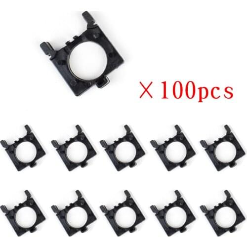 100Pcs/Lot LED Headlight Bulb H1 Base Holder Retainer Headlamp Socket Adapter For Ford Focus D103