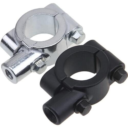 2pcs/set Universal Motorcycle Mirror Mount 8mm 10mm Handle Bar Rearview Mirror Mount Holder Adaptor Mirror Fixed Code