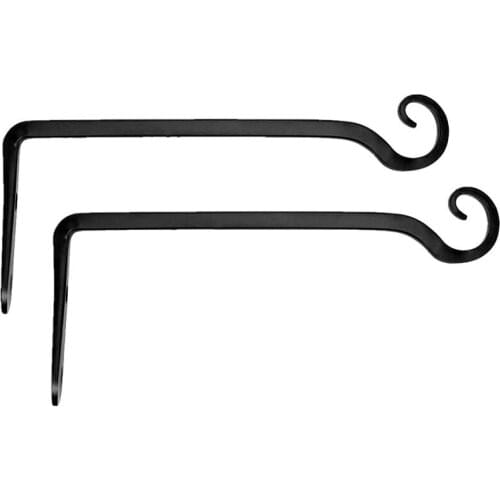 2PCS Wall Hanging Plant Bracket Hanging Brackets Wall Hanging Basket Brackets Hook for Outdoor Indoor Garden