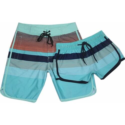 2020 New Arrival Summer Hot Couple Beach Pants Sport Causal shorts Men and Women Board Shorts for Lovers Couple Female Short