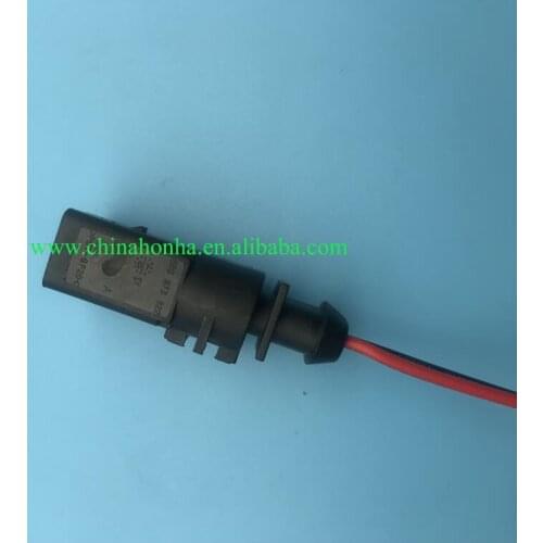 5pcs/lot 2 pin automotive wiring harness connector 1J0973822electrical horn plug with pigtail Repair Kit Case