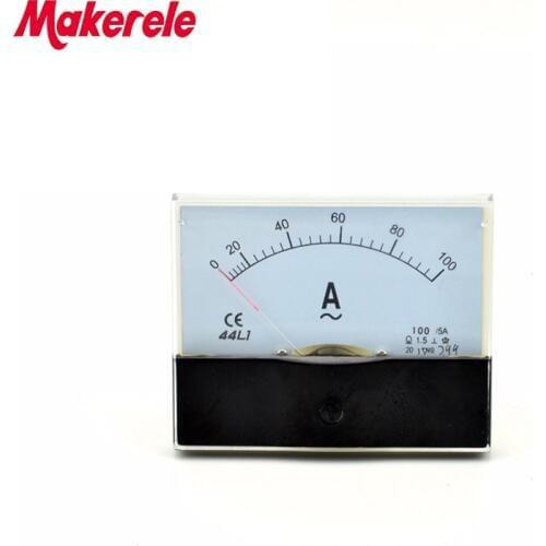 AC 44L1 Analog Ammeter Panel Current Amper Meter Pointer Diagnostic-tool Amperimetro Ampermeter Tester