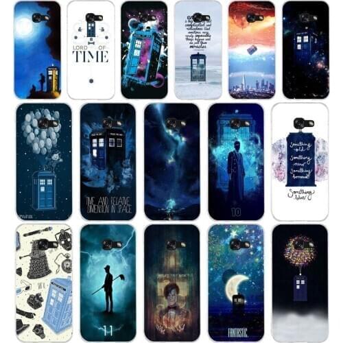 249FG Tardis Box Doctor Who Soft Silicone Tpu Cover phone Case for Samsung a3 2016 a5 2017 a6 plus a7 a8 2018 s6 7 8 9