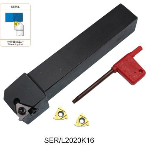 SER2020K16 SEL2020K16 thread turning tool holder machine tools accessories metal processing machinery for 16ER AG60