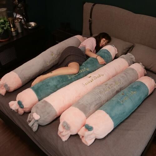 Sleep with You Long Pillow Pillow Girls Sleeping Pillow Cute Candy Pregnant Women Bed Side Sleep Clip Leg Boys Style