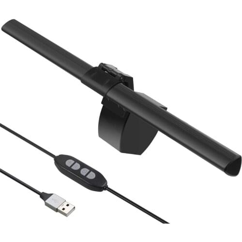 Screen Bar Desk Lamp Computer Laptop 3 Colors Stairless Dimming Hanging Table Lamp for LED Monitor Screen Light Reading