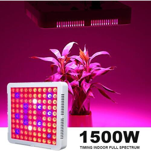 Timing 2000W 100 LED Grow Lamp Light For Plants Indoor Full Spectrum Tent Garden Flower Seed Growing Fitolampy Fito Phyto Growth