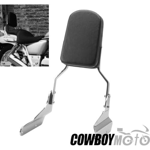 Chrome Motorcycle Backrest Sissy Bar With Cushion Pad For Honda VF 750 VF 250 Magna 1994-2003 2000 2001 2002 VF750 VF250