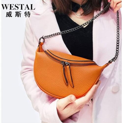 Leather Single Shoulder Bag Womens Bag New 2021 Diagonal Shoulder Bag Sweet INS Niche Design Female Satchel