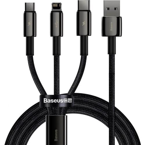 Multi 3 in 1 usb cable charger for iPhone 12 11 xs xr Samsung huawei xiaomi 8 7 6 fast charging Data cable 1.5m Android Braided