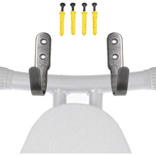 Wall Mount Ironing Board Hook Holder Storage White/Black Organizer Display Racks