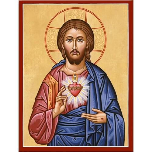 Region Orthodox Icon Pre-Printed 11CT Cross-Stitch Patterns Embroidery DMC Threads Craft Sewing Painting Hobby Jewelry Mulina