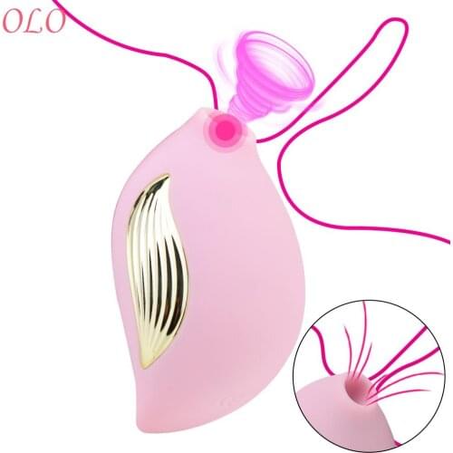 OLO 10 Frequency G-spot Clitoris Stimulator Clit Stimulation Vibration Adult Sex Toys for Women Sucking Vibrator Nipple Sucker