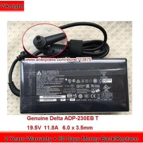 Genuine Delta ADP-230EB T 19.5V 11.8A AC Adapter for ASUS ROG G702VS ZEPHYRUS GM501GS M GM501 GM501GS-XS74 Laptop Power Supply