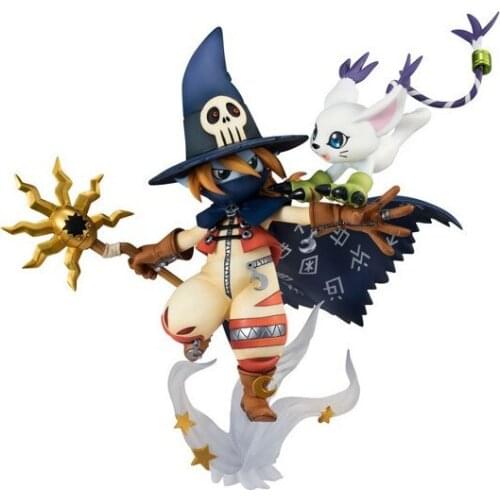 Wizarmon Two dimensions Adventure Tailmon Digital Animals Animi SCENE Ornaments Toys Model
