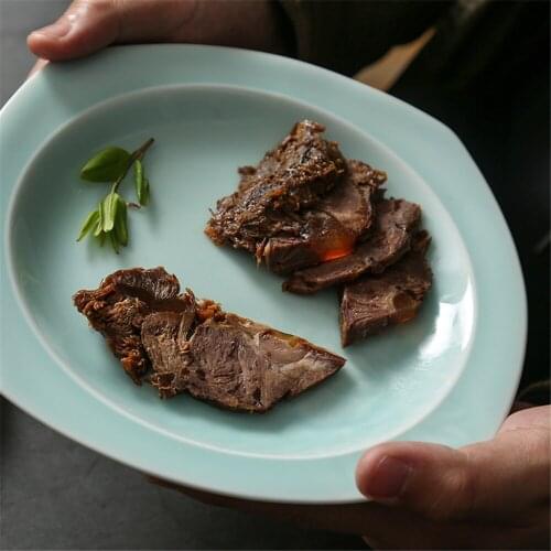 Plates for Salad Microwave Safe Fruit Sushi Sauce Seasoning Dish Ceramic Combination Dinnerware Decor Penoy Porcelain Tableware