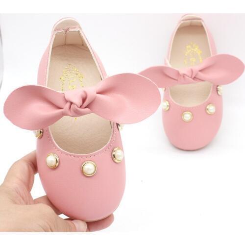 Girl Shoes Rhinestone Single Shoes For Baby Princess Shoe Toddler Party Shoe For Kids Bead Party Sandals Spring Autumn