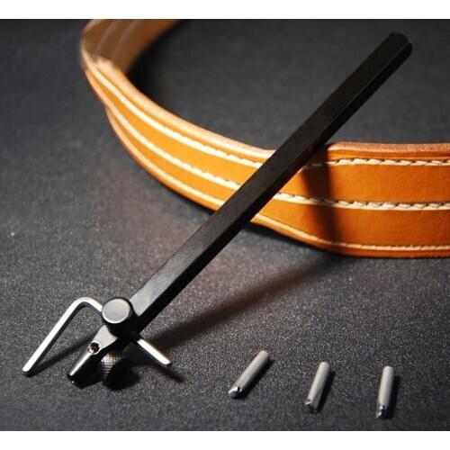 Leather trenching device,trench steel device,hand tools for leather crafting