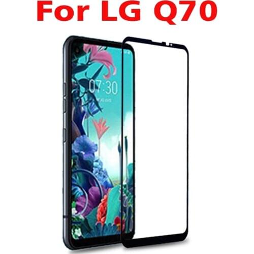 Full Cover High-alumin Tempered Glass For LG Q70 Screen Protector protective Explosion proof film For LG Q70 glass