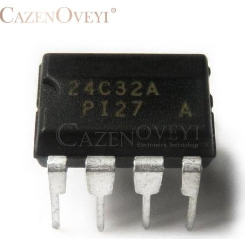 10pcs/ 24C32 AT24C32 DIP 24C32AN DIP8 24C32N DIP-8 In Stock