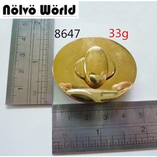10pcs Bag Accessories Purse Oval Twist Turn Lock Purse Snap Clasps Closure for Purse Handbag Bag
