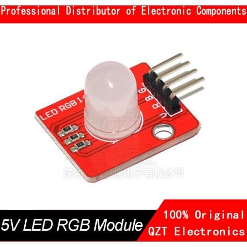 10pcs/lot 10mm LED RGB Module 140C05 5V Highlight Difused Full Color PWM interface for Arduino MCU