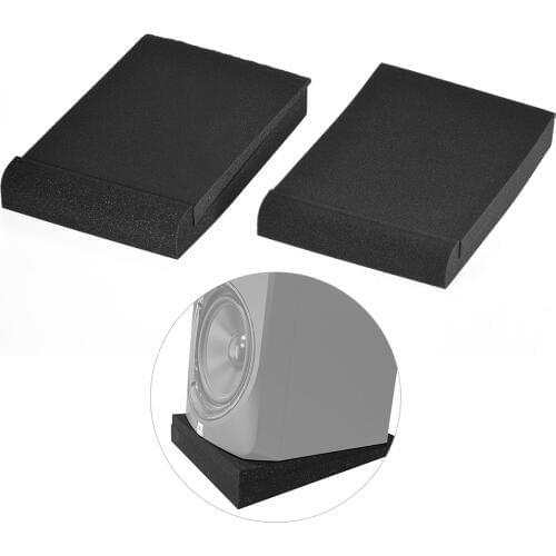 2 Pack Studio Monitor Speaker Isolation Acoustic Foam Pads Max. 9.6" * 7.7" Usable Area