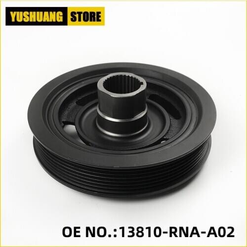Engine Harmonic Balancer Crankshaft Pulley for Honda Civic FRV STREAM 2006 2007 2008 2009 2010 2011 OEM# 13810-RNA-A02