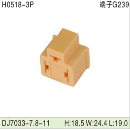 Free shipping 500pcs DJ7033-7.8-11 7.8mm 3Pin AMP Car Electrical Wire Connectors for VW,BMW,Audi,Toyota,NISSAN AND other