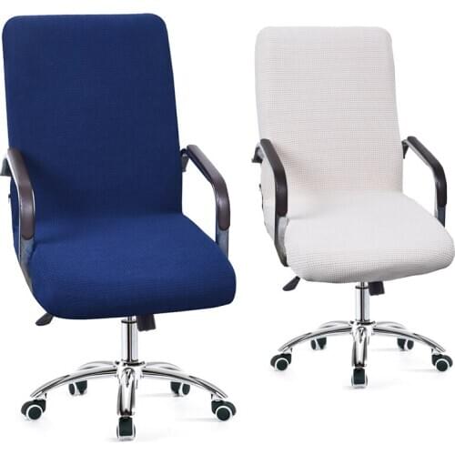 New Modern Spandex Computer Chair Cover 100% Polyester Elastic Fabric Office Chair Cover Easy Washable Removeable Chair Cover