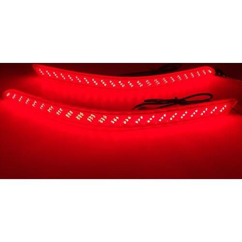 CSCSNL 1Set LED Reflector Car Tail Light Rear Bumper Light Fog Lamp Brake Light Turn Signal For kia Optima K5 2014 2015