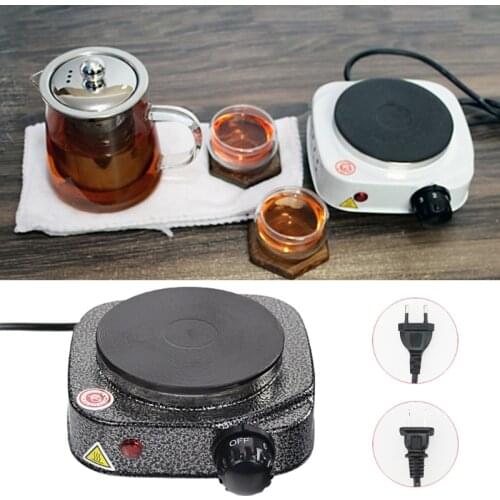 Electric Stove Countertop EU/US Plug w/ Handles 550W for Cooking Electric Hot Plates Countertop for Kitchen Camping RV