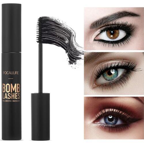 FOCALLURE 3D Fiber black mascara long Eyelash lengthening curling waterproof eye lashes Cosmetics Thick natural lash mascara