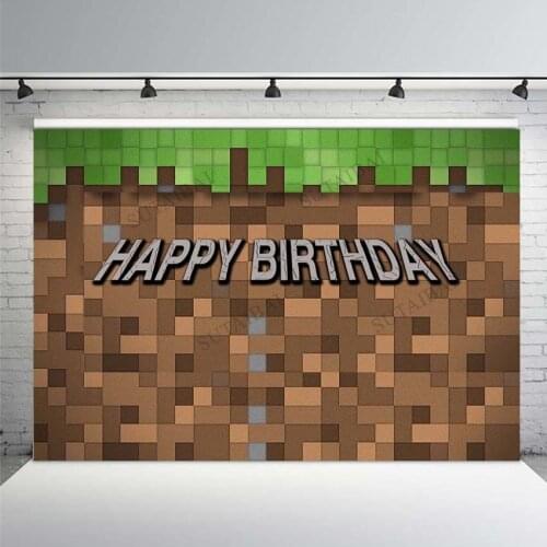Photography Background My World Pixel Birthday Game Boy Background Photobooth Photo Studio Shoot Prop Photography Backdrops