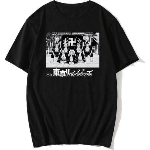 T-shirts Anime Tokyo Revengers Printed Short Sleeve Shirt Tops Harajuku Unisex Hot Saleshort Tshirt PrintO-Neck Classic Clothes
