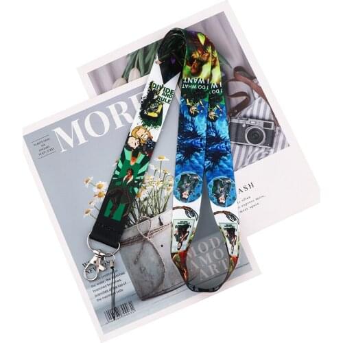 MD1125 DMLSKY Cartoon Man Neck Strap Lanyard for keys ID Card Gym Mobile Phone Straps USB badge holder DIY Hang Rope