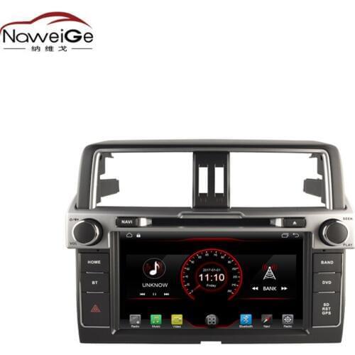 NaweiGe 9Inch Android quad core MTK 9.1 2+16GB Car dvd for TOYOTA PRADO 2014 Autoradio GPS Navigation Car Multimedia players
